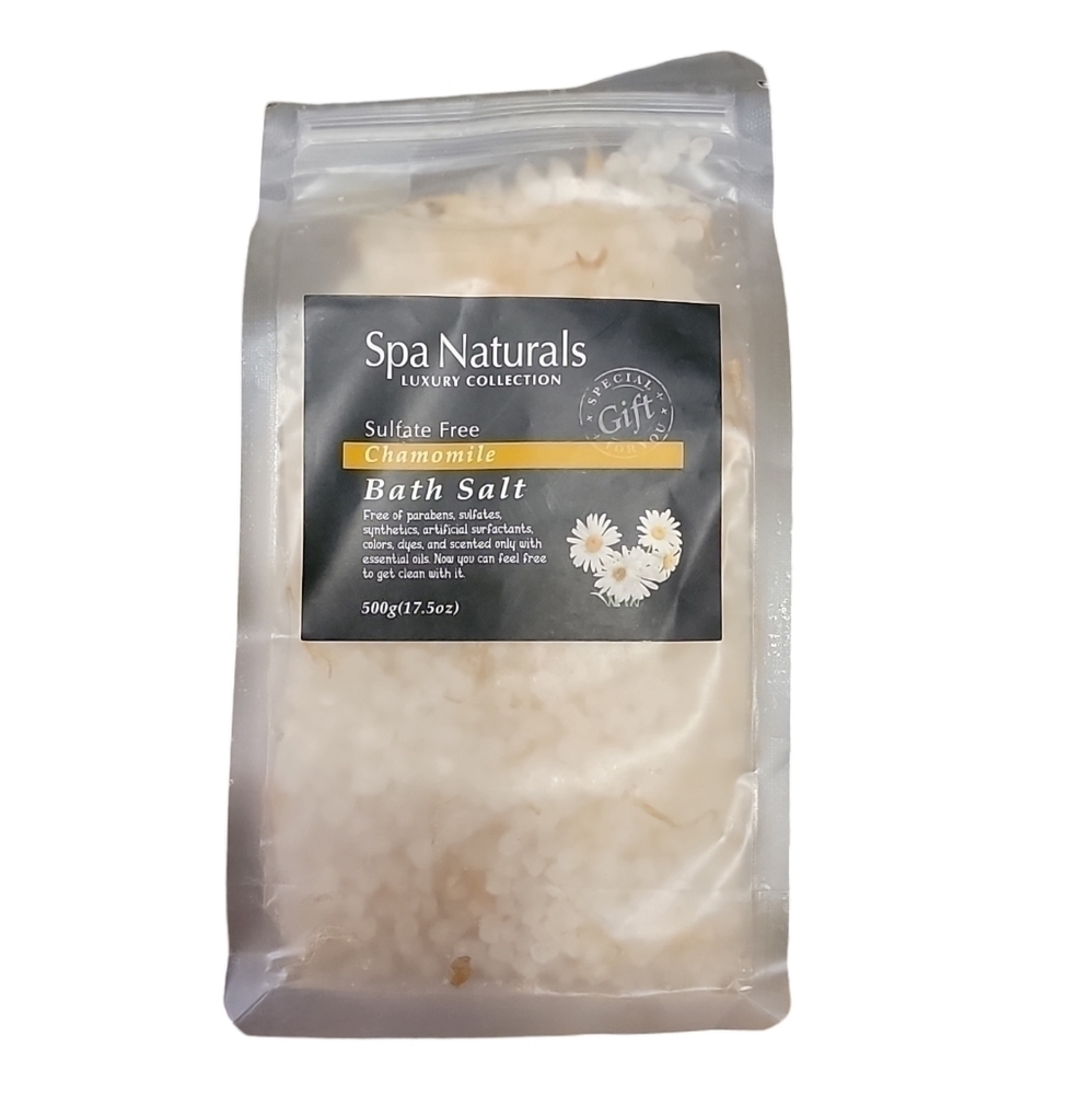 Spa Naturals Sulfate-free Calming Rose Petals Bath Salts Sealed 17.5oz NEW
